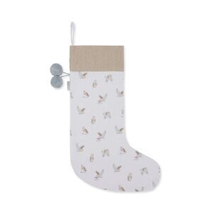 NWT SNOWY‎ OWLS LARGE CHRISTMAS STOCKING